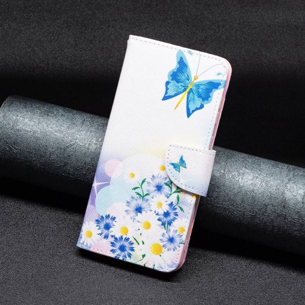 iPhone 14 Plus Cover Print Butterflies and Flowers