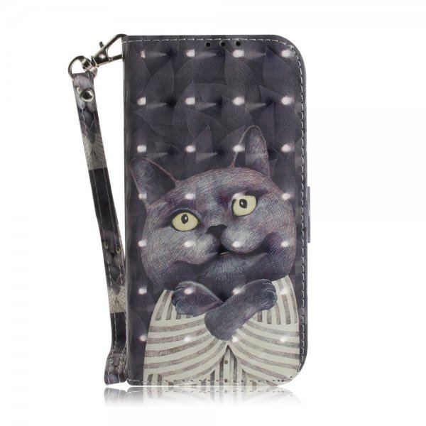 iPhone 14 Plus Cover Print Black Cat