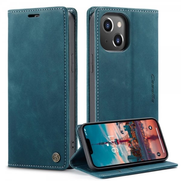 iPhone 14 Plus Cover Retro Flip Petrol