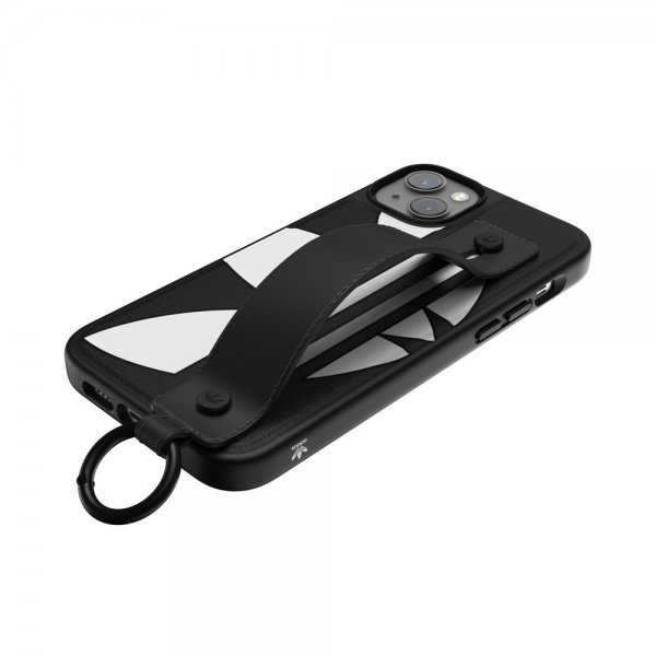 iPhone 14 Plus Case Handstrap Case Black White
