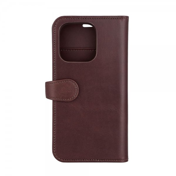 iPhone 14 Pro Cover 2-in-1 Detachable Wallet Brown