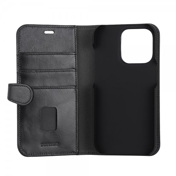 iPhone 14 Pro Cover 2-in-1 Detachable Wallet Black
