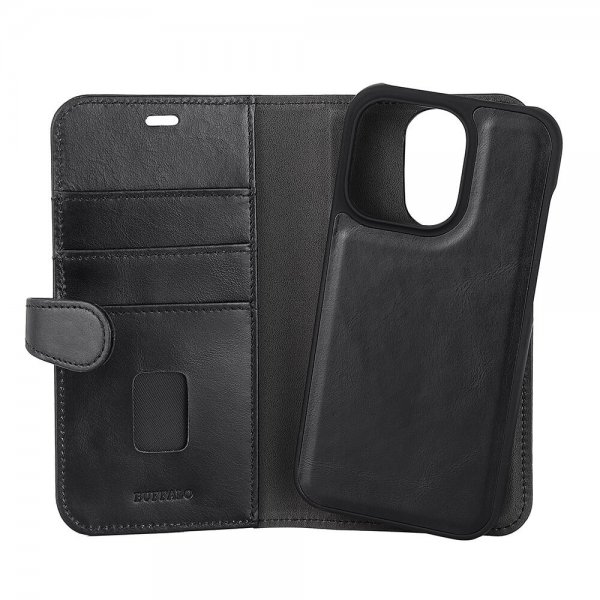iPhone 14 Pro Cover 2-in-1 Detachable Wallet Black
