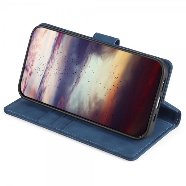iPhone 14 Pro Cover Crocodile Pattern Blue