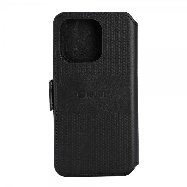 iPhone 14 Pro Cover Leather PhoneWallet Black