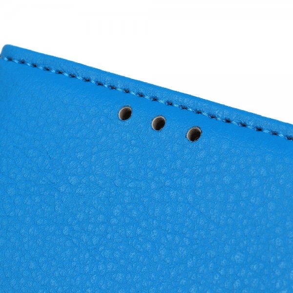 iPhone 14 Pro Cover Litchi Blue