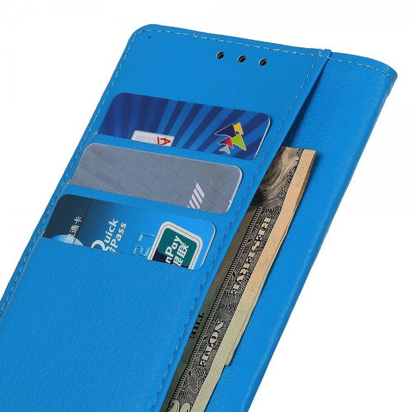 iPhone 14 Pro Cover Litchi Blue
