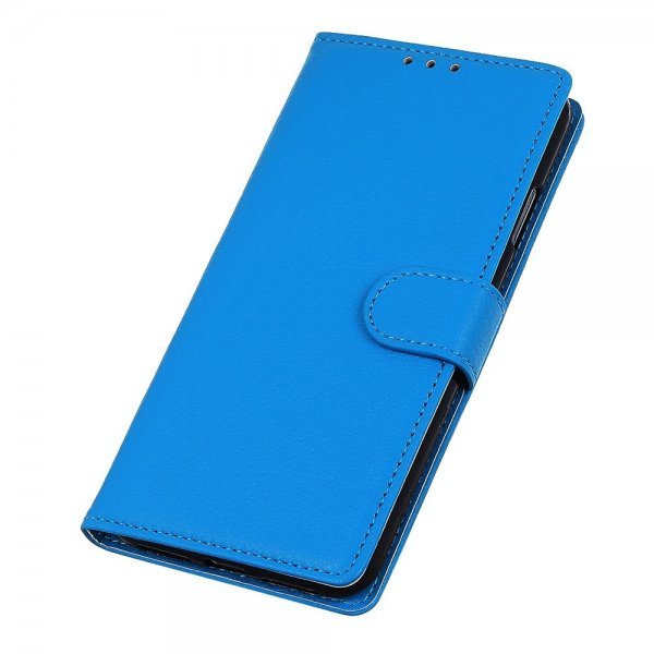 iPhone 14 Pro Cover Litchi Blue
