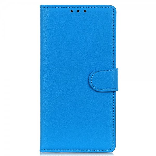 iPhone 14 Pro Cover Litchi Blue