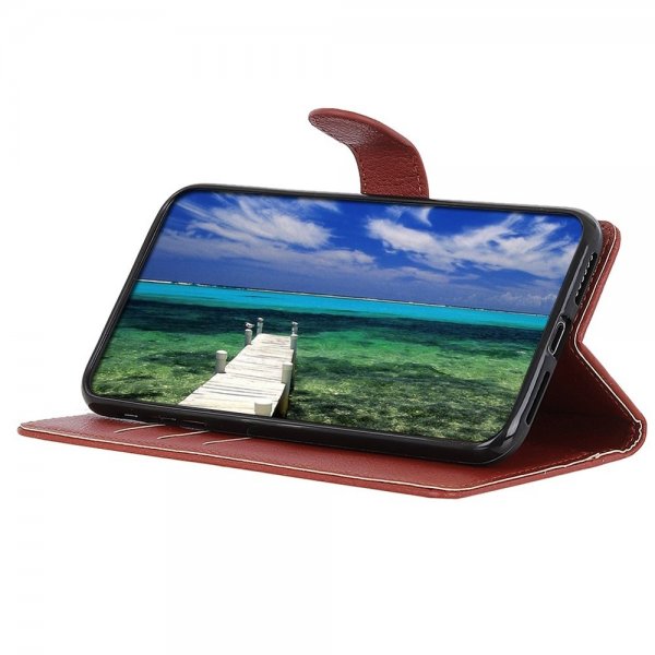 iPhone 14 Pro Cover Litchi Brown