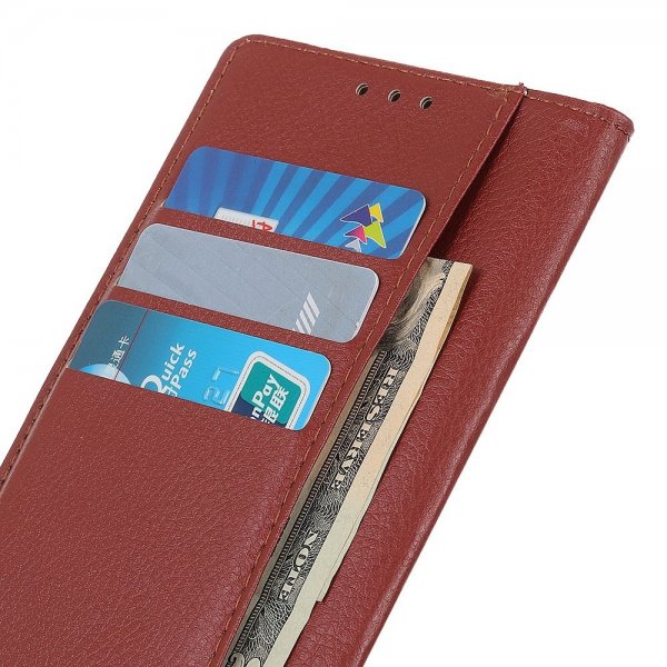 iPhone 14 Pro Cover Litchi Brown