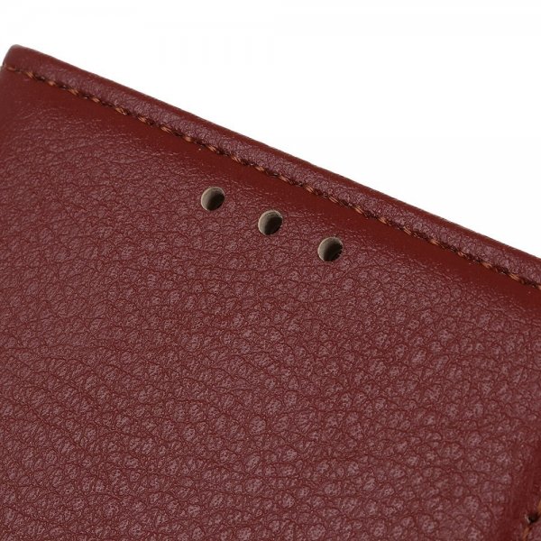iPhone 14 Pro Cover Litchi Brown