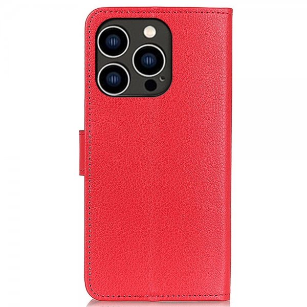 iPhone 14 Pro Cover Litchi Red