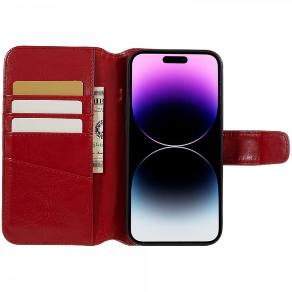 iPhone 14 Pro Cover MagLeather Poppy Red