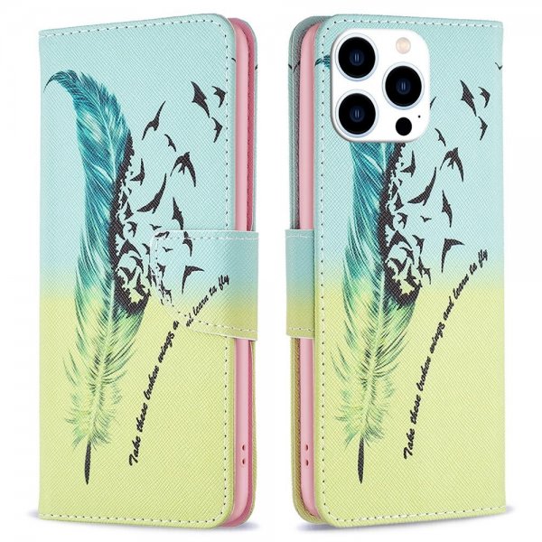 iPhone 14 Pro Cover Print Feather