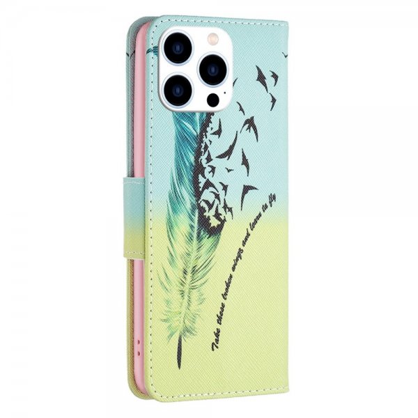 iPhone 14 Pro Cover Print Feather