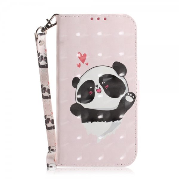 iPhone 14 Pro Cover Print Panda Hearts