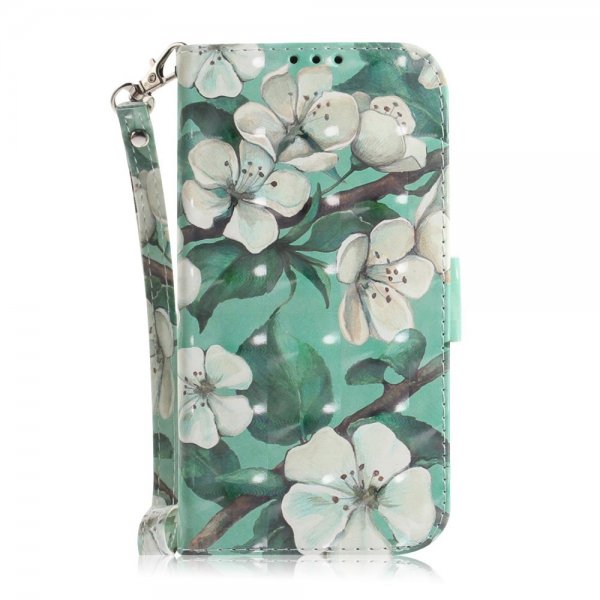 iPhone 14 Pro Cover Print White Flowers