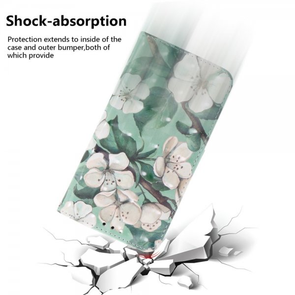 iPhone 14 Pro Cover Print White Flowers