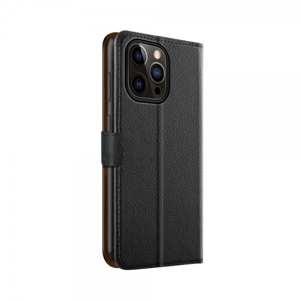 iPhone 14 Pro Cover Slim Wallet Selection Black