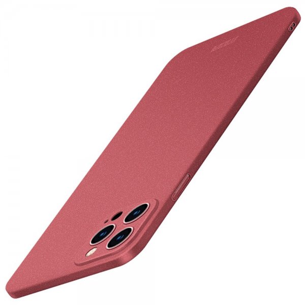 iPhone 14 Pro Max Case Matte Shield Red