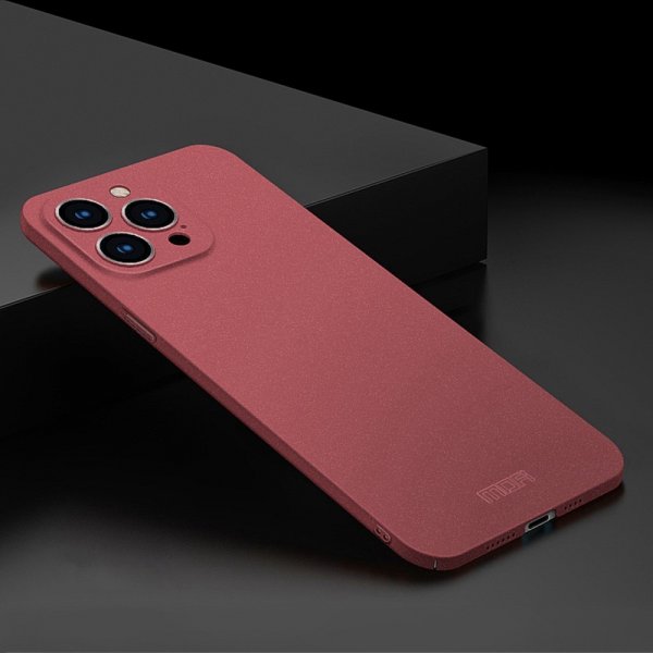 iPhone 14 Pro Max Case Matte Shield Red