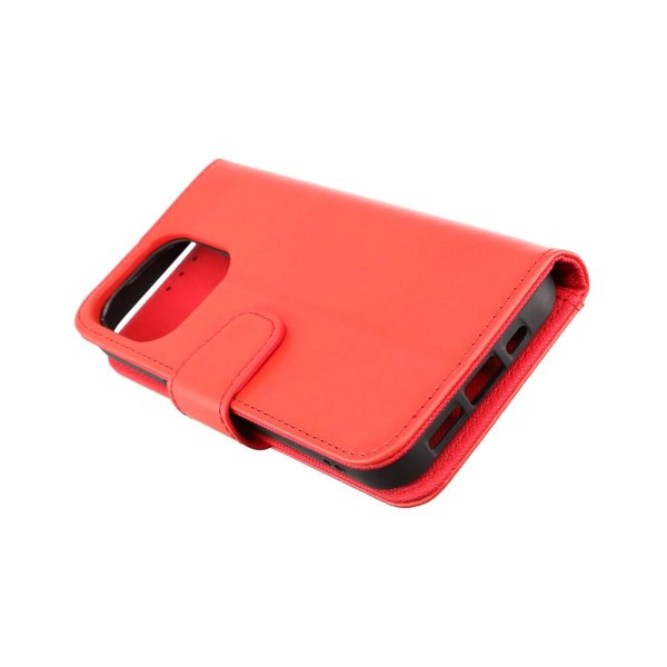 iPhone 14 Pro Cover Foldable Card Slot Red
