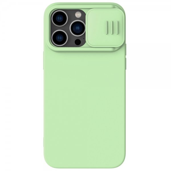 iPhone 14 Pro Case CamShield Silky MagSafe Green