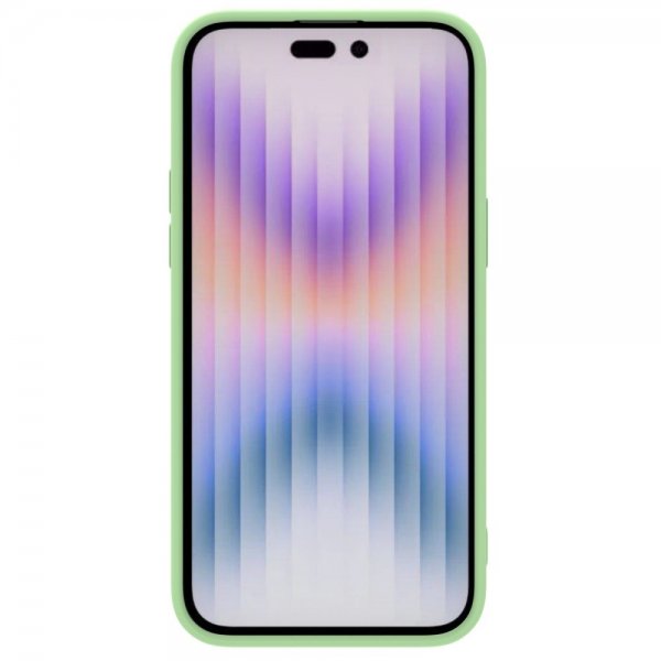 iPhone 14 Pro Case CamShield Silky MagSafe Green
