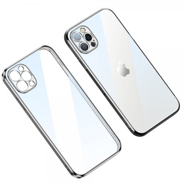 iPhone 14 Pro Case Plated Edge Silver