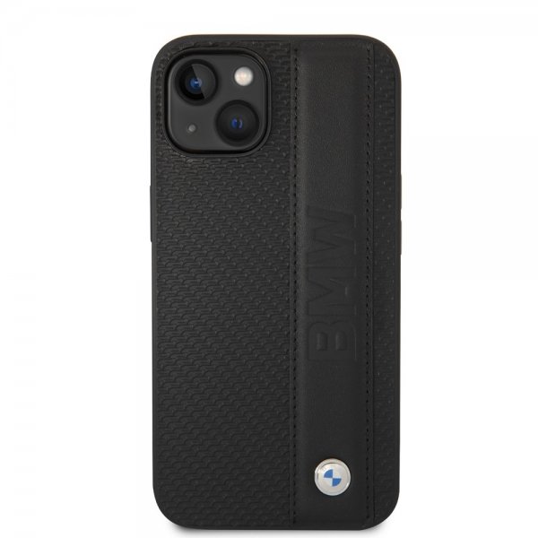 iPhone 14 Case Big Logo Stripe Black
