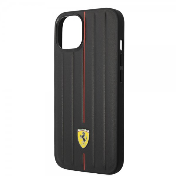 iPhone 14 Case Embossed Stripes Red