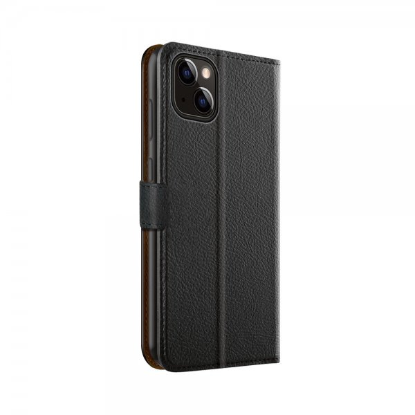 iPhone 15 Cover Slim Wallet Selection Black