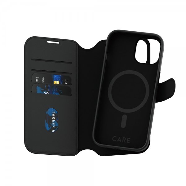 iPhone 15 Cover Tango Two-in-One Wallet MagSafe Black