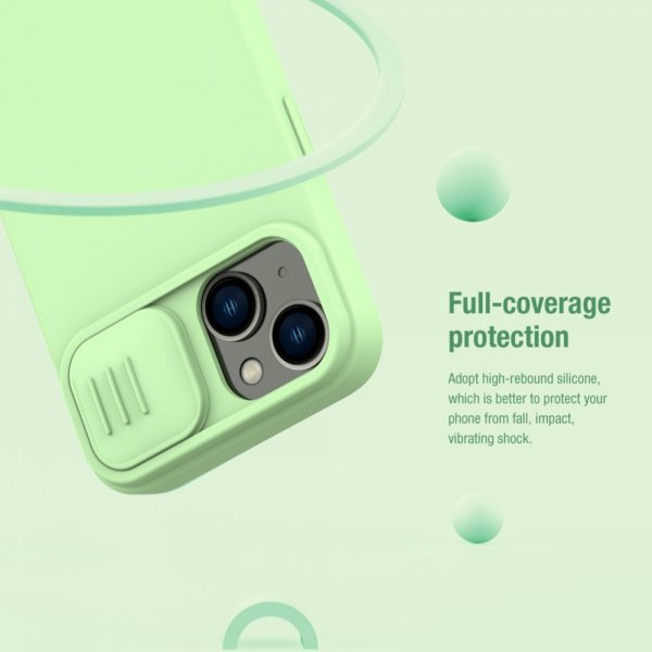 iPhone 15 Plus Case CamShield Silky Blue
