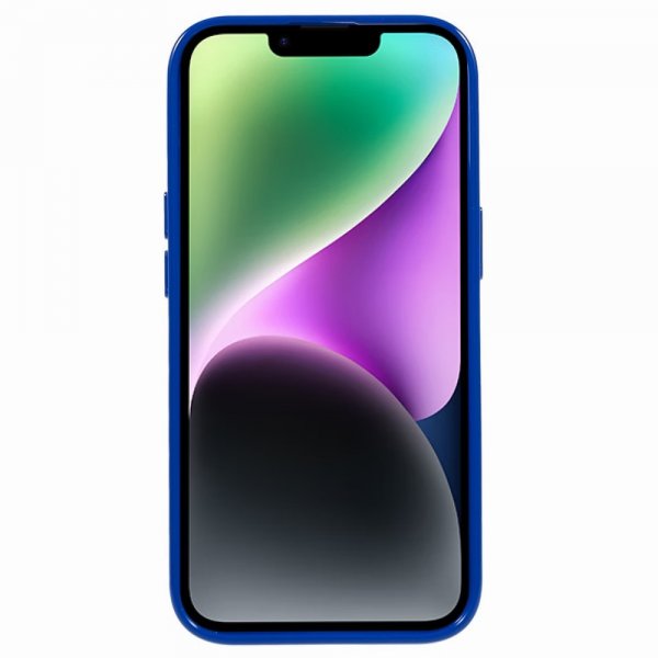 iPhone 15 Plus Case Jelly Glitter Blue