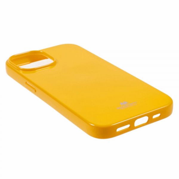 iPhone 15 Plus Case Jelly Glitter Yellow