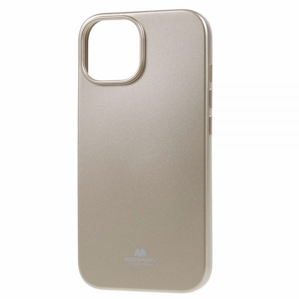 iPhone 15 Plus Case Jelly Glitter Gold