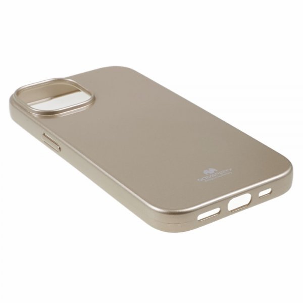 iPhone 15 Plus Case Jelly Glitter Gold