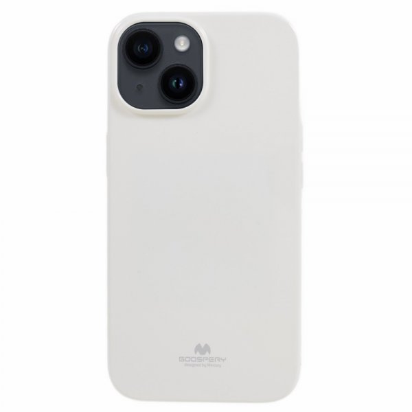 iPhone 15 Plus Case Jelly Glitter White