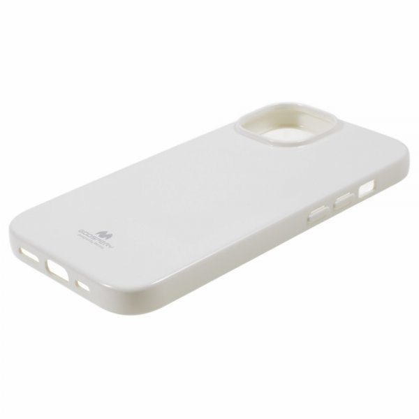 iPhone 15 Plus Case Jelly Glitter White