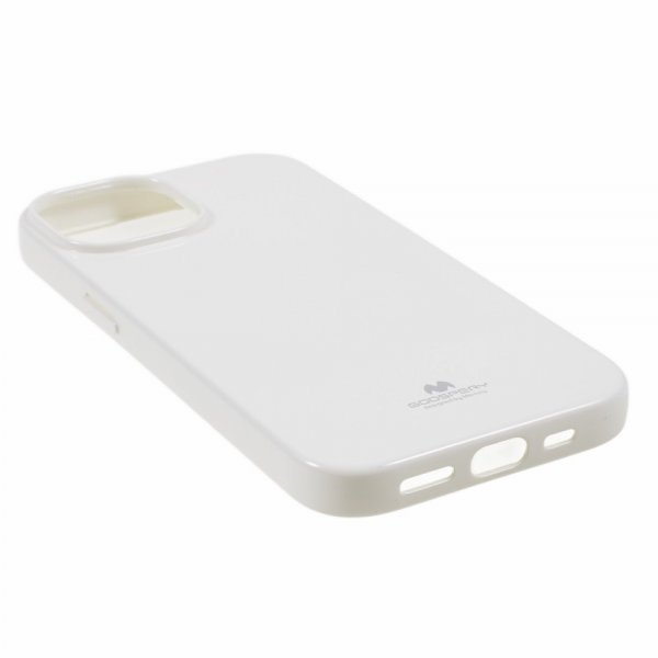 iPhone 15 Plus Case Jelly Glitter White