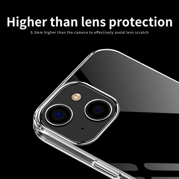 iPhone 15 Plus Case Transparent TPU Transparent