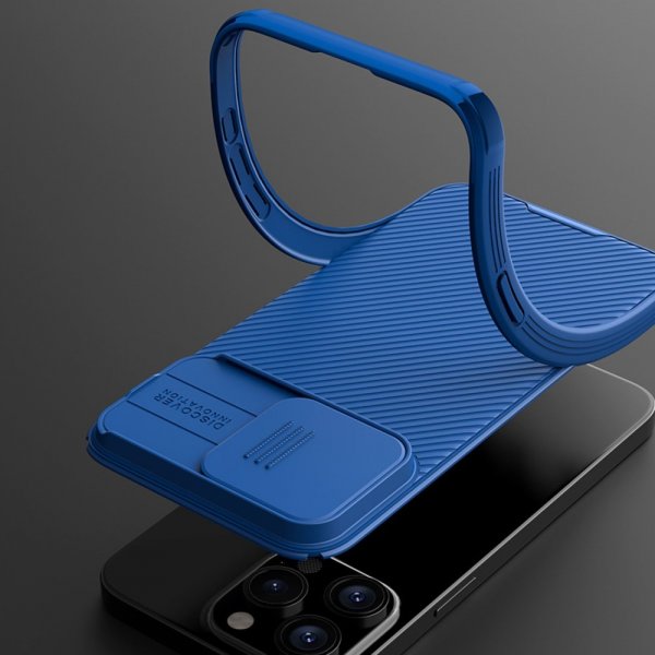 iPhone 15 Pro Max Case CamShield Blue