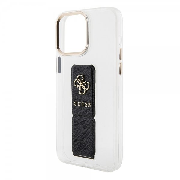 iPhone 15 Pro Max Case Grip Stand Clear Transparent