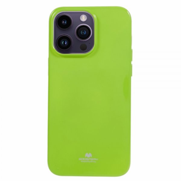 iPhone 15 Pro Max Case Jelly Glitter Green