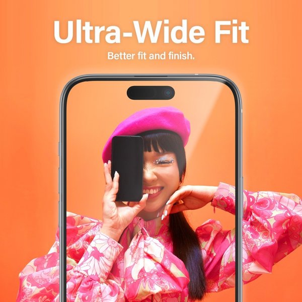 iPhone 15 Pro Max Screen Protector Ultra-Wide Fit EasyAligner