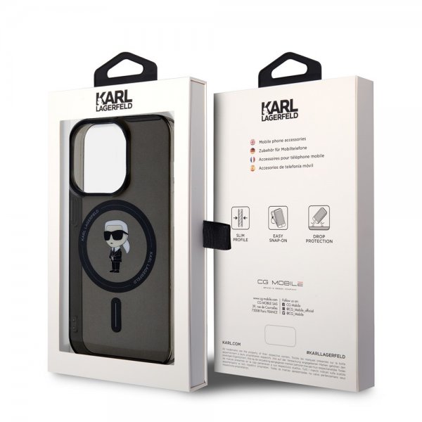 iPhone 15 Pro Case Ikonik MagSafe Black