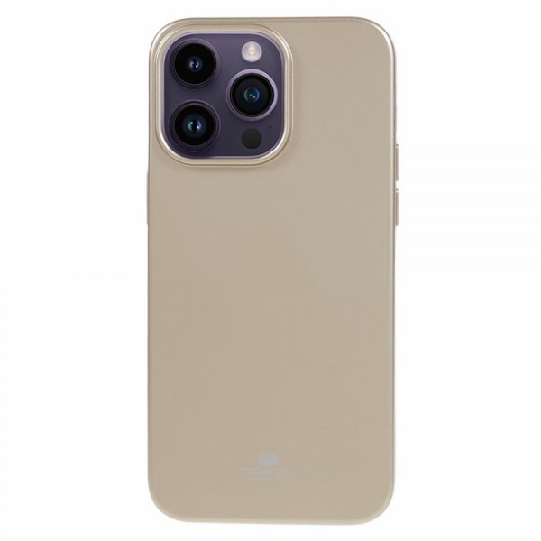 iPhone 15 Pro Case Jelly Glitter Gold