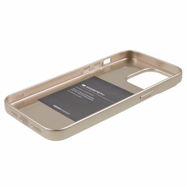 iPhone 15 Pro Case Jelly Glitter Gold